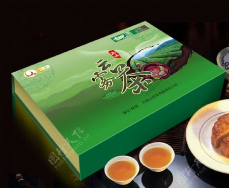 茶叶包装包装模板PSD0080