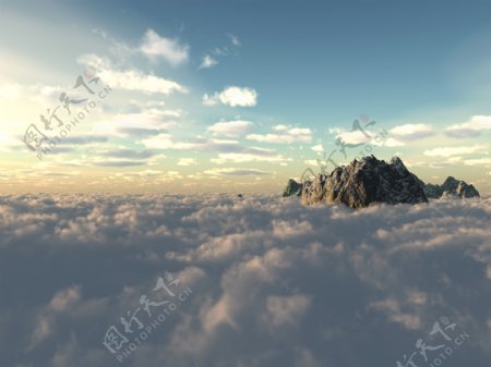 云海与山峰