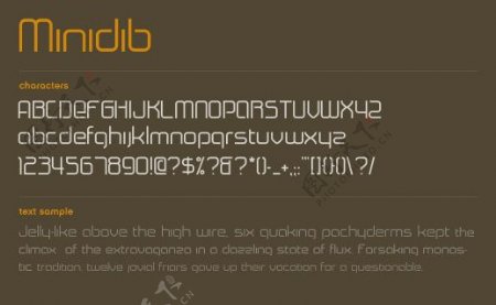 minidib字体