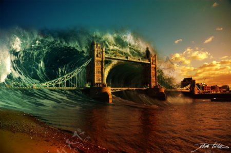 伦敦海啸