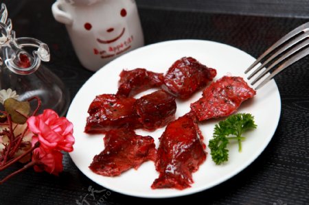 日式西餐叉烧肉图片