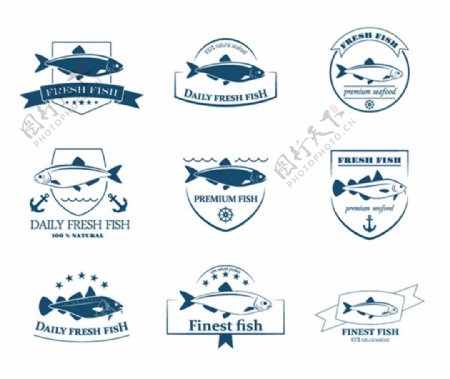 新鲜鱼类标签