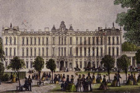 凡尔赛宫风景油画