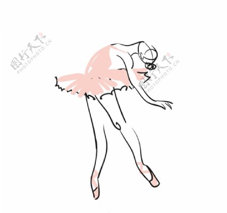 粉色芭蕾舞女郎