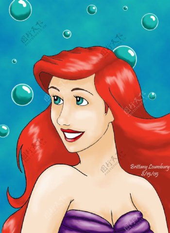 迪士尼女孩Ariel