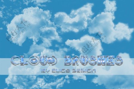 自然的天空云朵云彩Photoshop笔刷下载