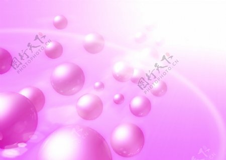 梦幻紫色球体背景