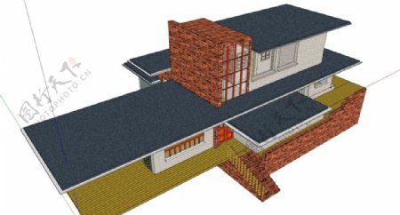 别墅住宅模型