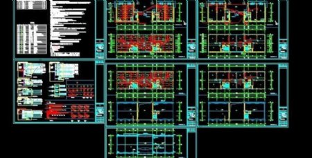江苏某三层办公楼电气施工设计图