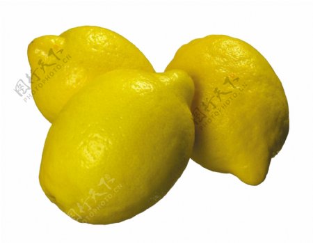 三个柠檬素材