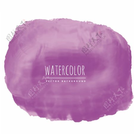 圆形紫色水彩背景