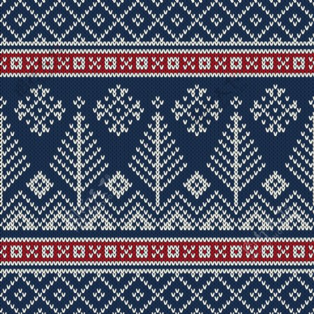 时尚圣诞节编织背景矢量素材设计