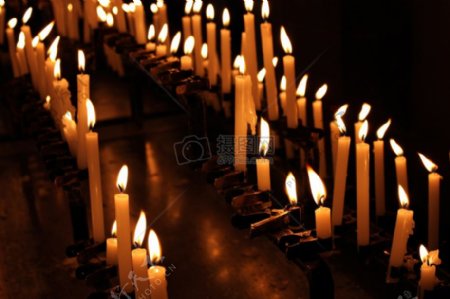 祷告用的蜡烛