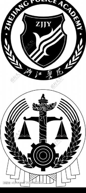 浙江警院标志