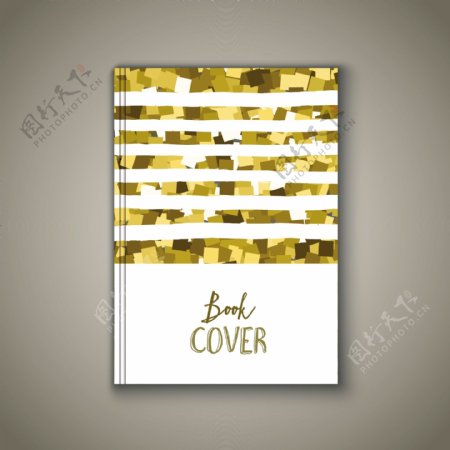 用金粉设计的书籍封面