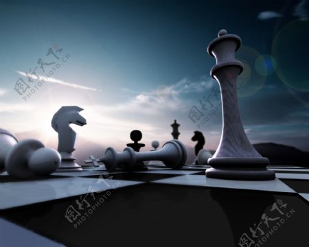 国际象棋psd分层素材