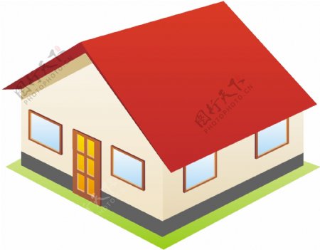 3D房子图标