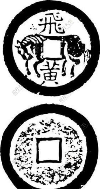 清代下版画装饰画中华图案五千年矢量AI格式0211