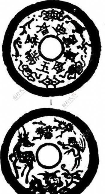 清代下版画装饰画中华图案五千年矢量AI格式0263