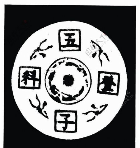 元明时代矢量版画古典图案矢量中华五千年AI源文件0484