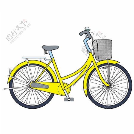 自行车交通工具矢量EPS格式0006