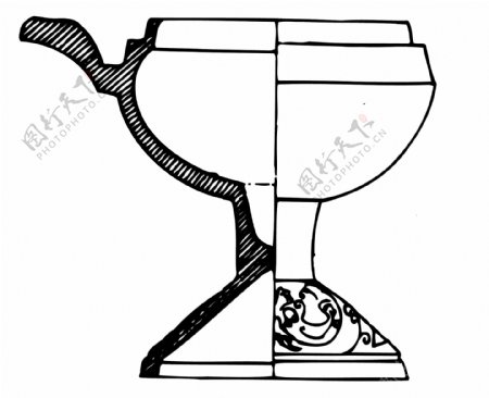 秦汉时代版画装饰画矢量eps格式0230