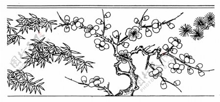 花鸟图案元明时代图案中国传统图案031