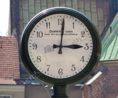 工厂的显示时钟