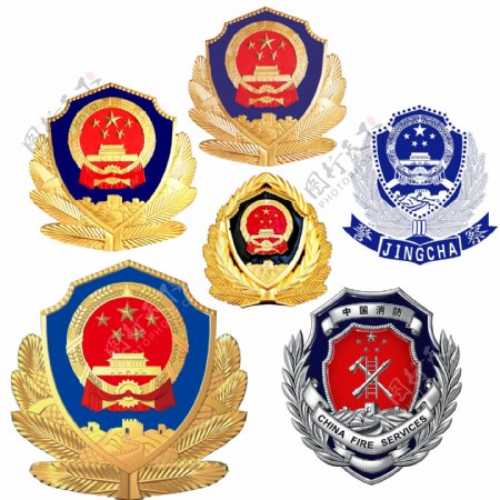 警徽标志logo