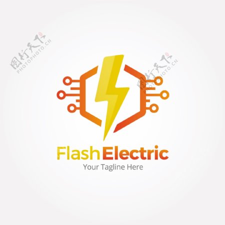 电力科技logo标识