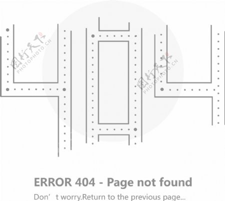 404错误页缺失页浏览器表情线性图标矢量