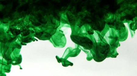绿色烟雾烟气飘逸变幻视频素材