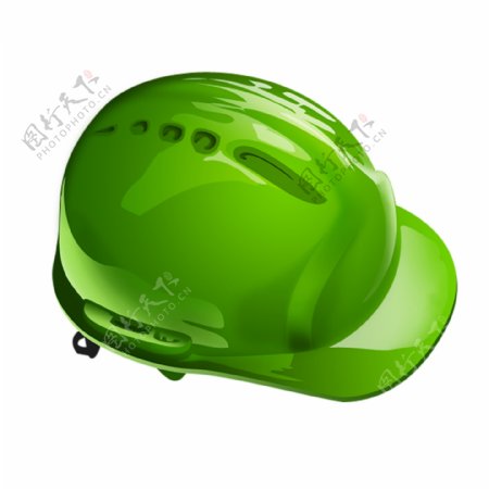 绿色建筑安全帽icon图标