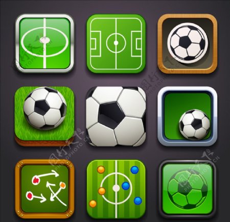 足球手机ui图标
