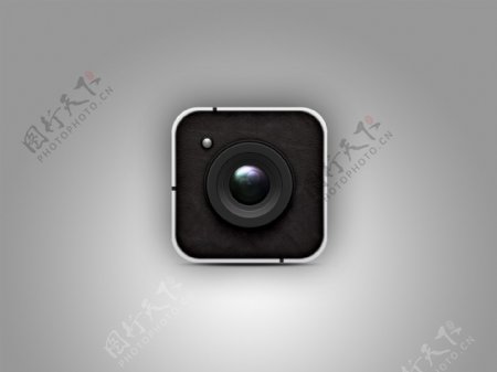 黑色相机镜头icon图标