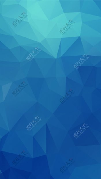几何蓝色三角H5背景素材