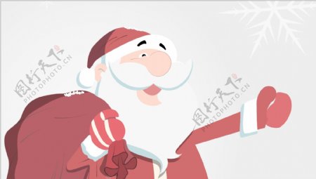 卡通圣诞老人矢量素材