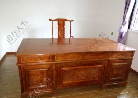 红木书桌