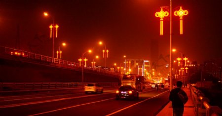 浏阳河大桥夜景