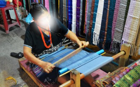 传统手工纺纱