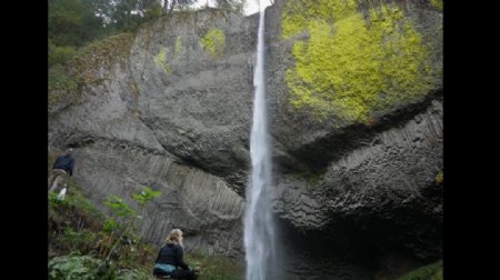 瀑布自然风景视频