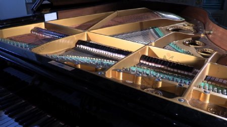 钢琴零件视频素材