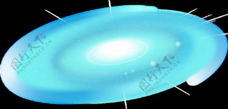 蓝色银河系图免抠png透明图层素材
