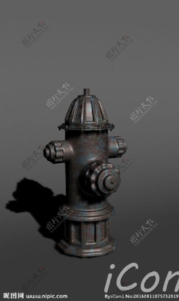 3D玛雅消防栓