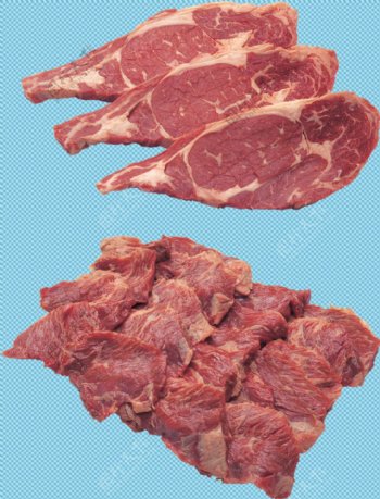 红色瘦肉免抠png透明图层素材