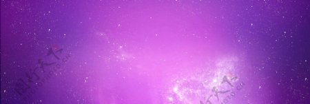 星空紫色淘宝全屏banner背景