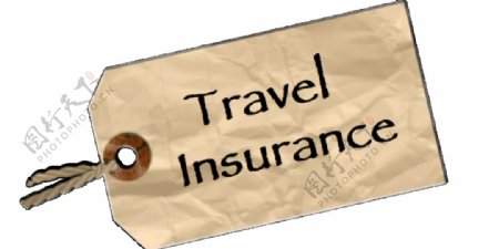 旅行保险吊牌免抠png透明图层素材