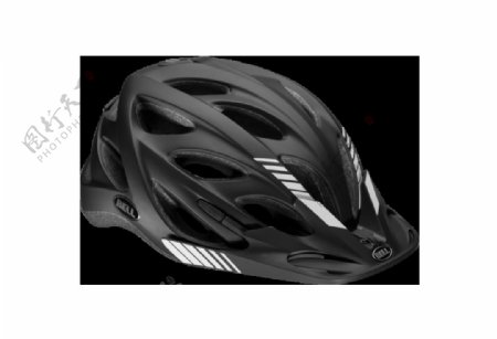 时尚黑色自行车头盔免抠png透明图层素材
