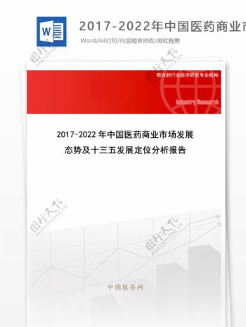20172022年中国医药商业市场发展态势及十三五发展定位分析报告目录