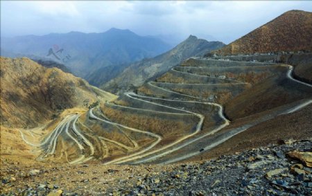 盘山路风景摄影